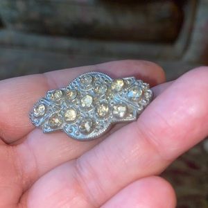 Vintage rhinestone brooch PM 189B